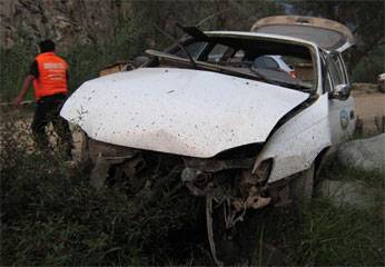 choque1 Vehículo que llevó la peor parte