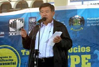 Presidente Regional de Lima Nelson Chui Mejía.