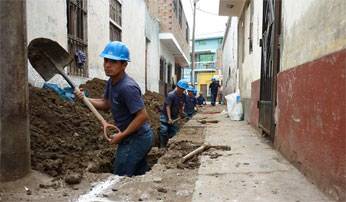 Mejoramiento de redes y conexiones de agua potable y alcantarillado del Pasaje Melquíades.