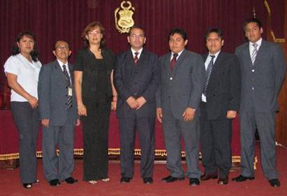 nueva-junta-directiva Nueva Junta Directiva y el Presidente de la Corte de Huaura.