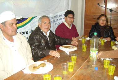 Reunión de confraternidad del Movimiento Democrático Huaralino