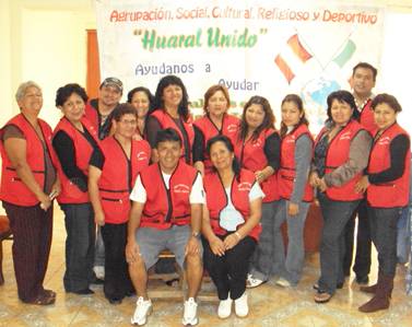 Integrantes de la Asociación Huaral Unidos 2009 dicembre foto para el rdo.