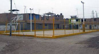 Entrega de Loza deportiva de Urbanizacion Lino Cahuas.