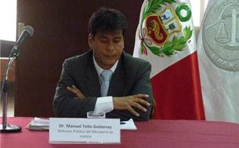 José Manuel Tello Gutiérrez, Abogado Defensor Público 