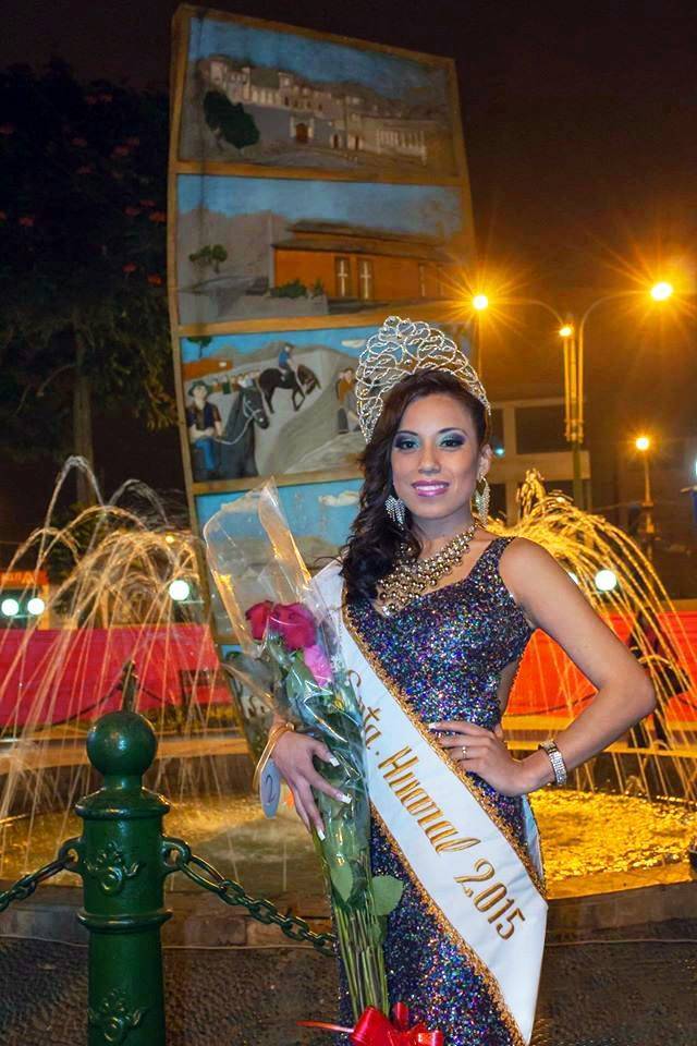 Joyce Huayac Calero es la “Señorita Huaral Distrital 2015”